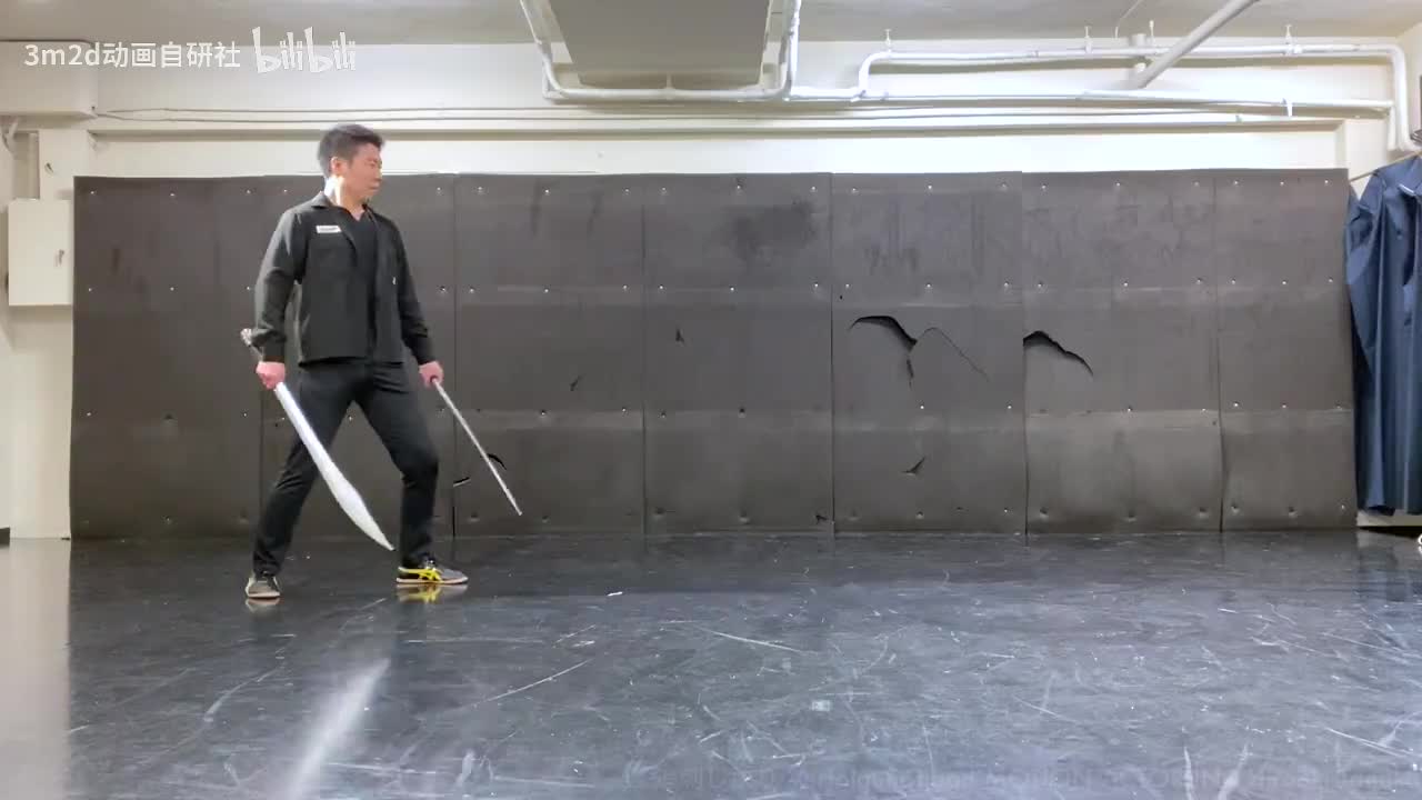 【双武器】追击 Animation reference by 3D2M动画自研社