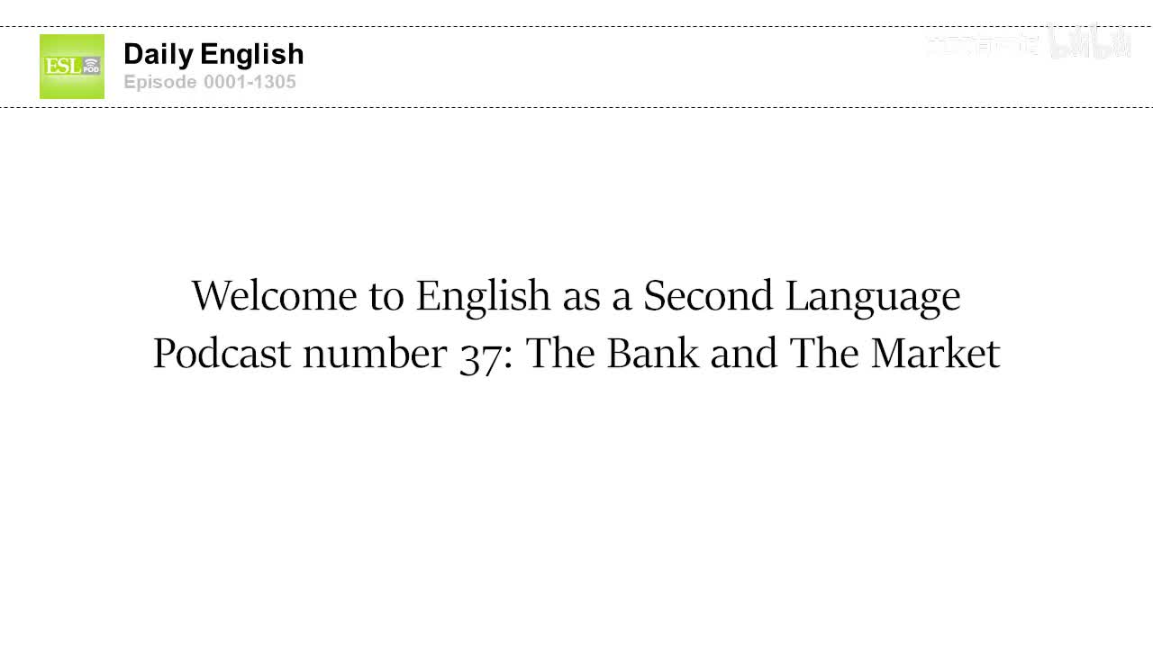 0037 Bank and Market