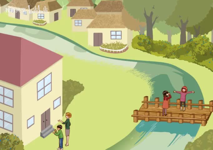 人教PEP（五上） Unit 6 p62 B Let's learn 听力动画