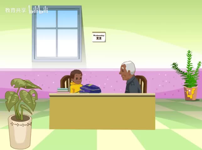 人教PEP（五上）p14 Unit 2 A Let's try & Let's talk 听力动画