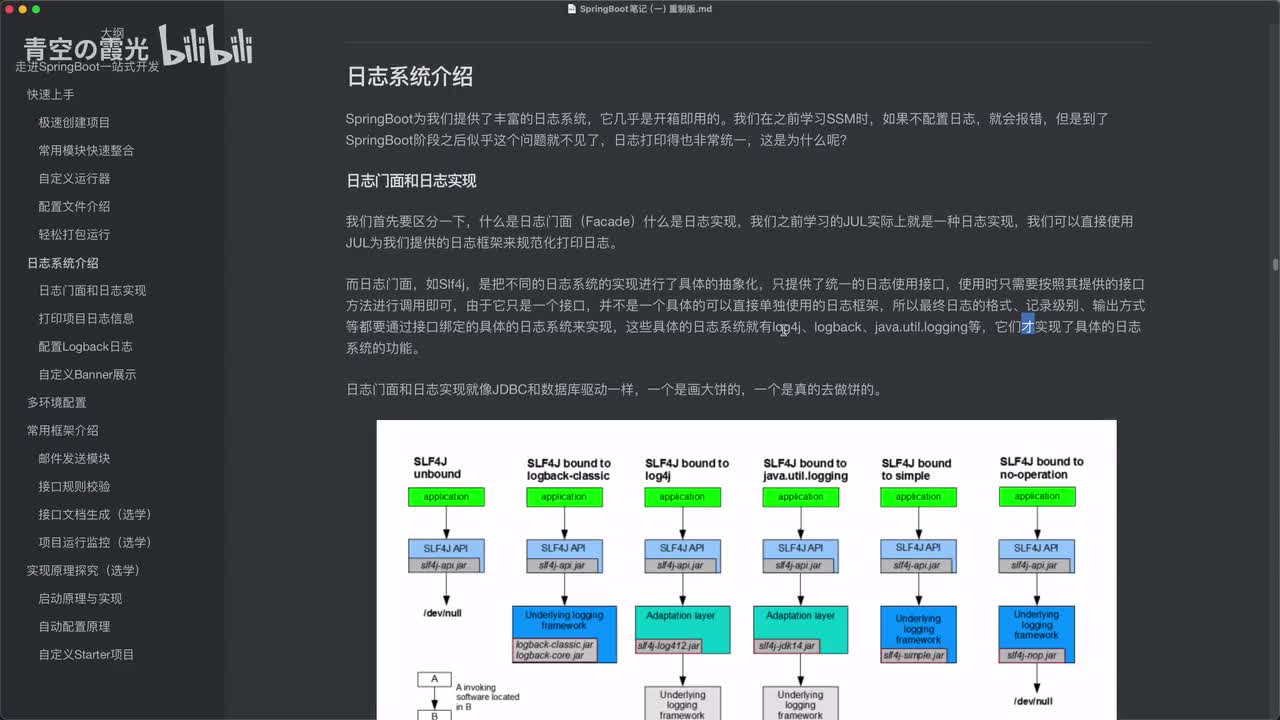 日志系统：日志门面和日志实现