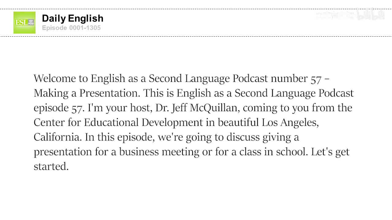 0057 Making a Presentation