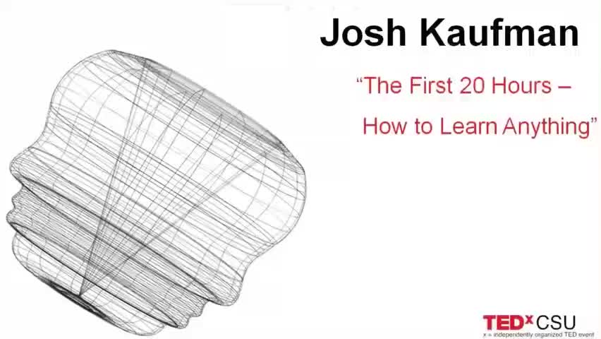 【行动指南篇】《你只需20个小时，就能学会任何技能》