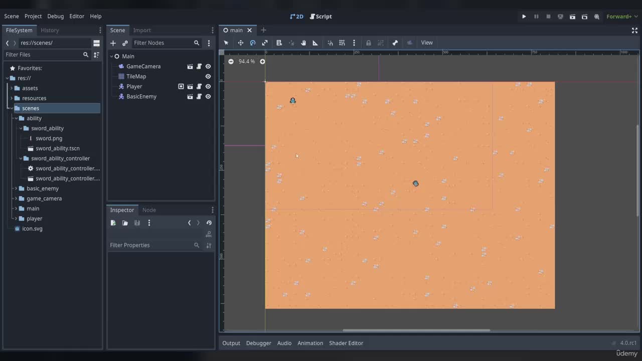 4. Targeting Enemies With Sword Ability