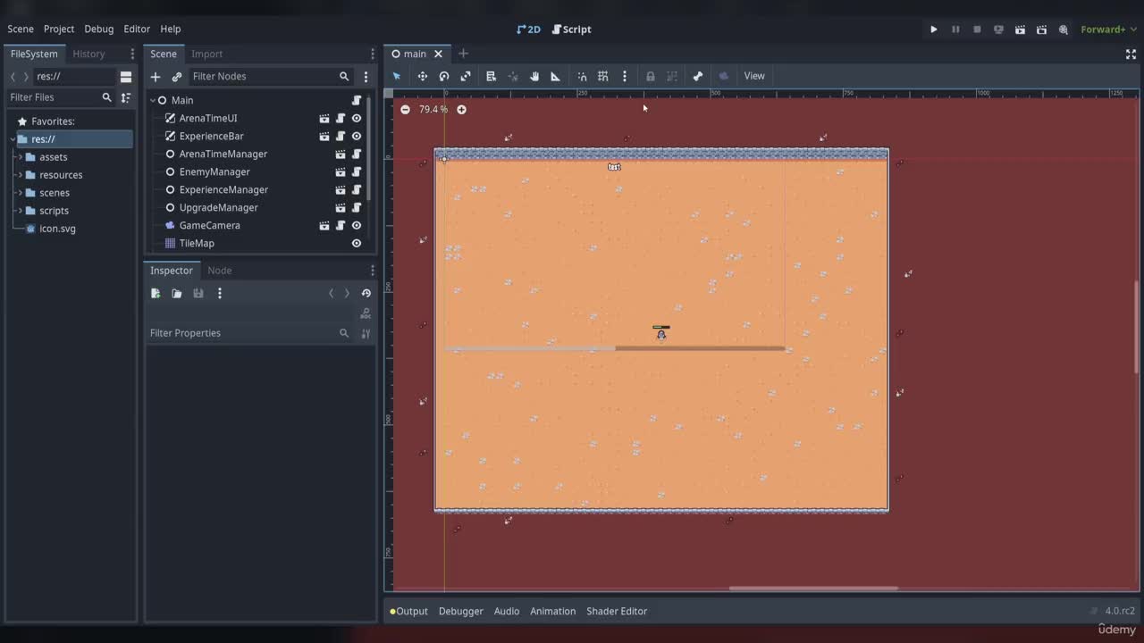 22. Applying a Style to the Experience Bar