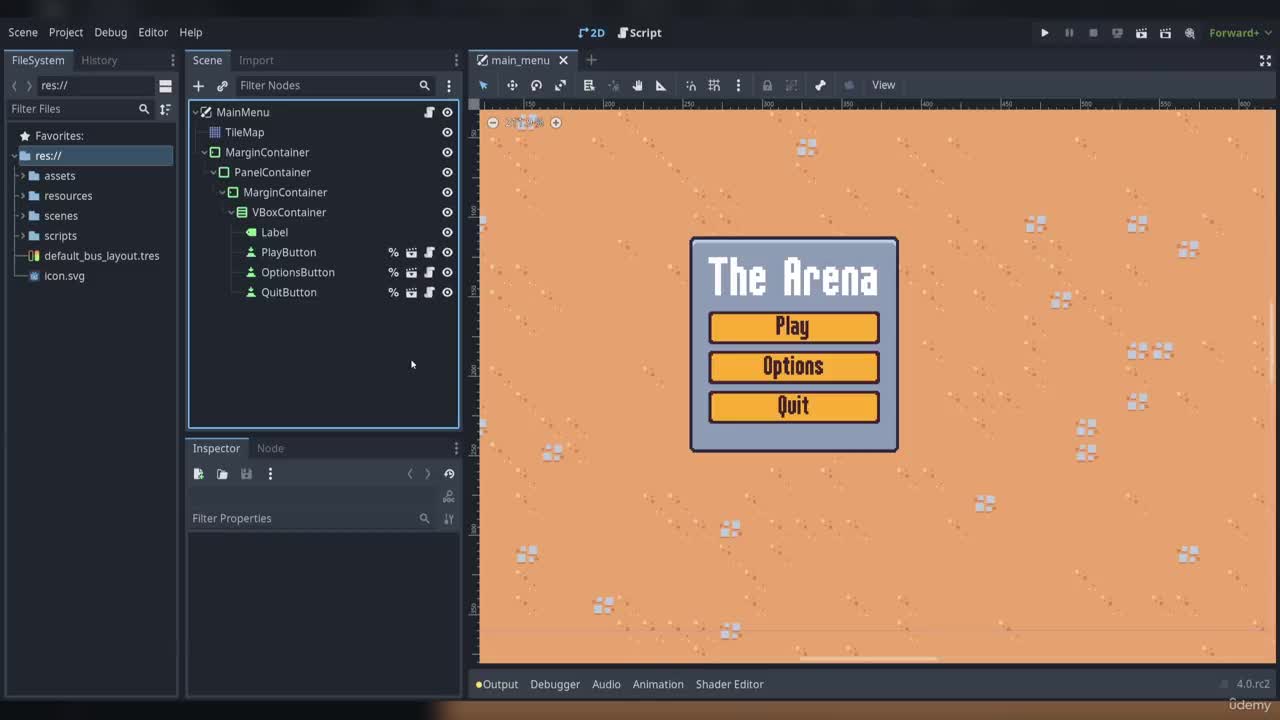 3. Styling the Options Menu Sliders