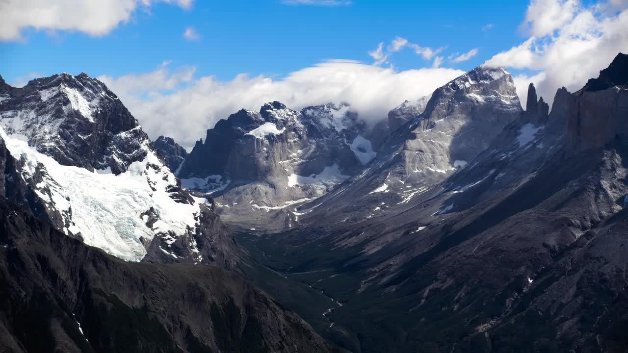巴塔哥尼亚的高山