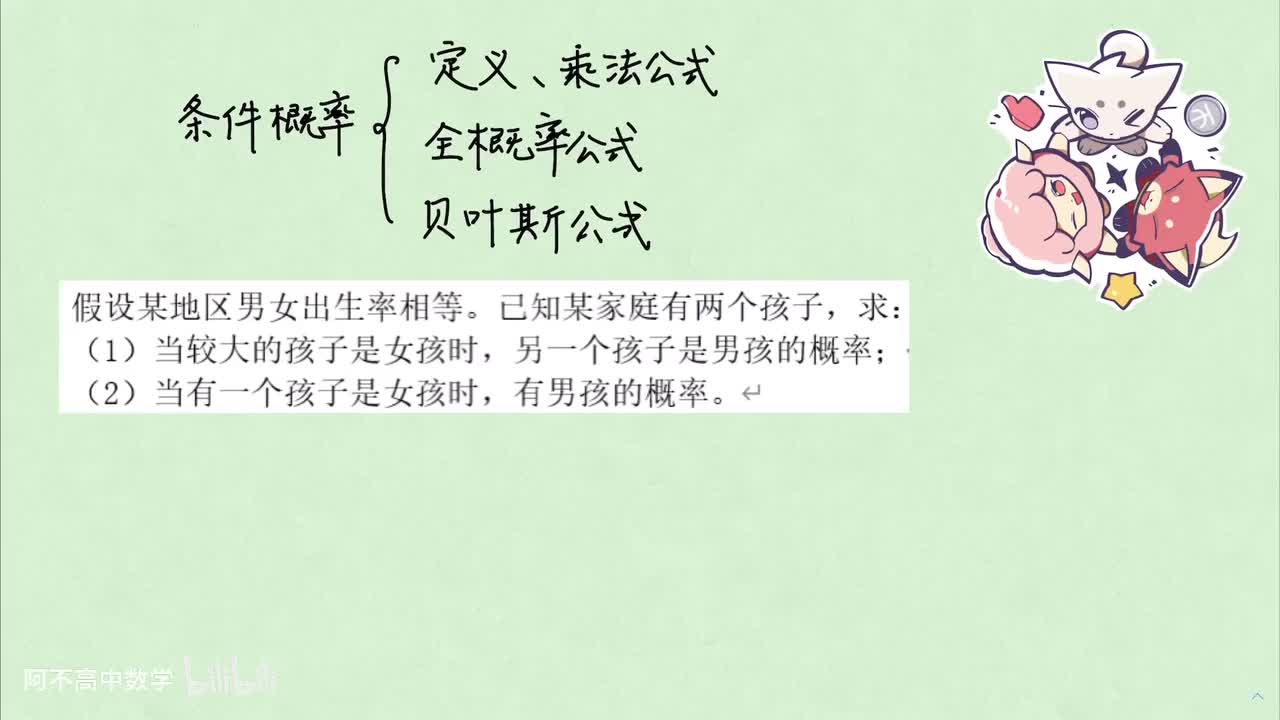 【概率统计】3.1 条件概率