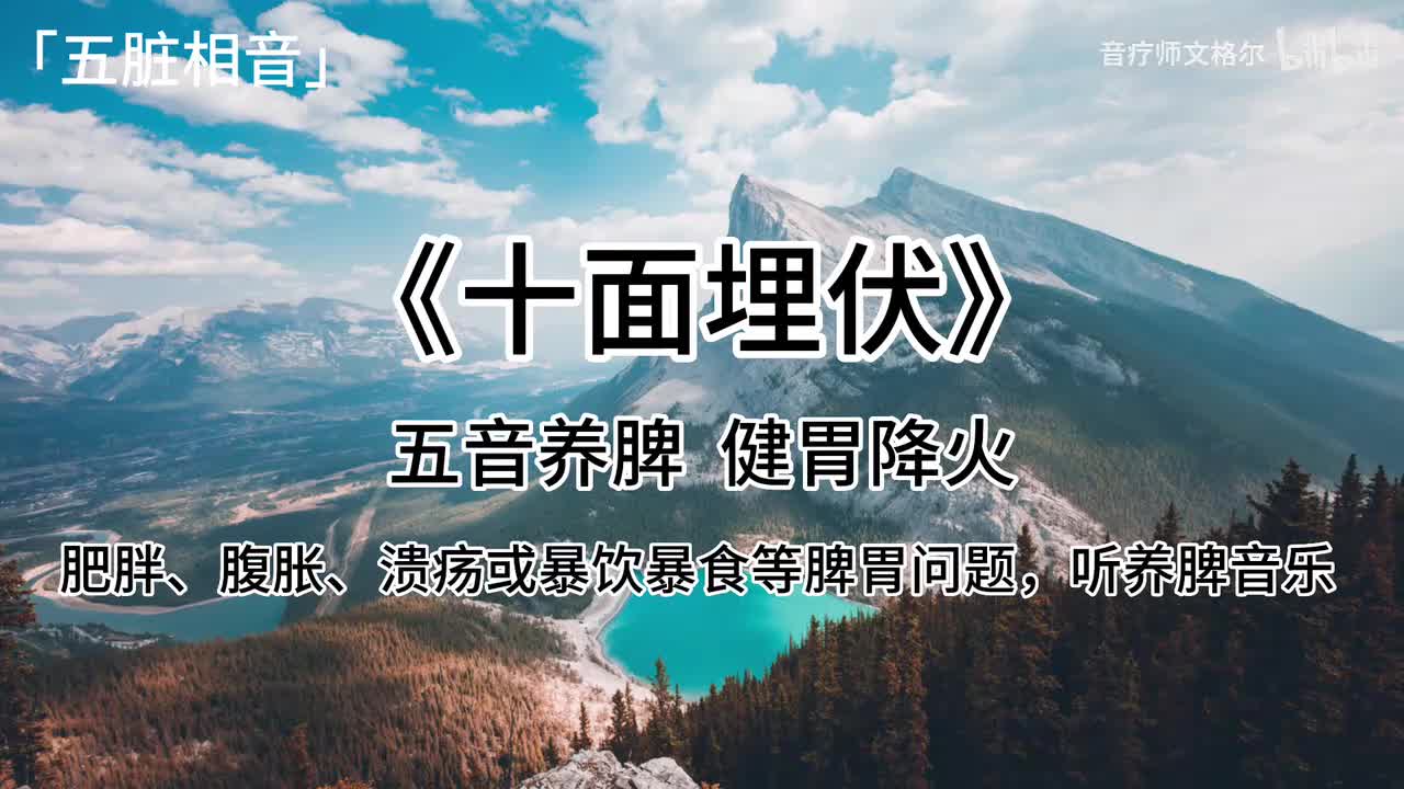 十面埋伏—宫调-脾应宫，其声漫而缓
