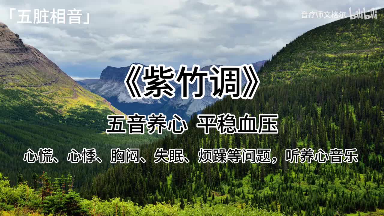 紫竹调—徵调-心应徵，其声雄以明