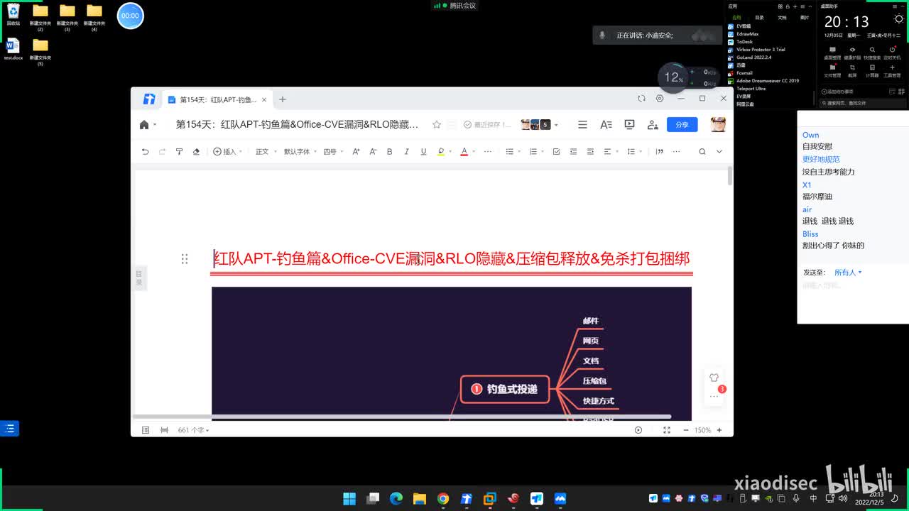 第154天：红队APT-钓鱼篇&Office-CVE漏洞&RLO隐藏&压缩包释放&免杀打包捆绑