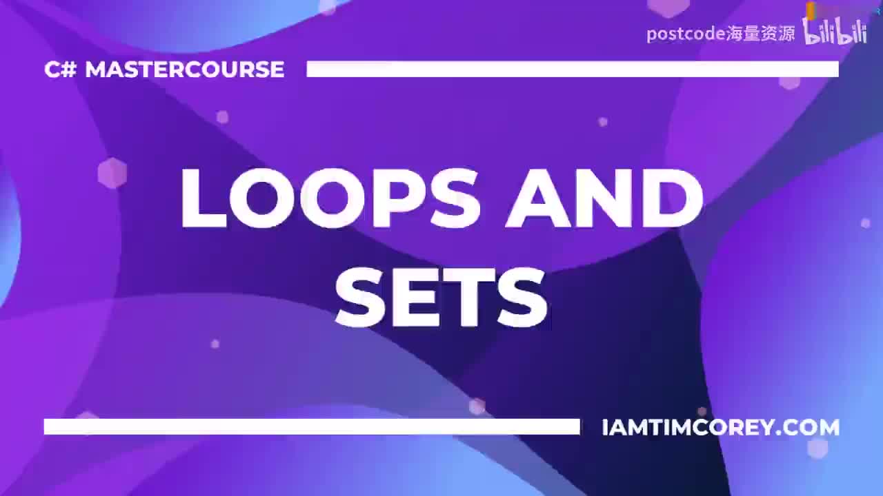 8.1. 介绍（循环和集合）+ Introduction (Loops and Sets)