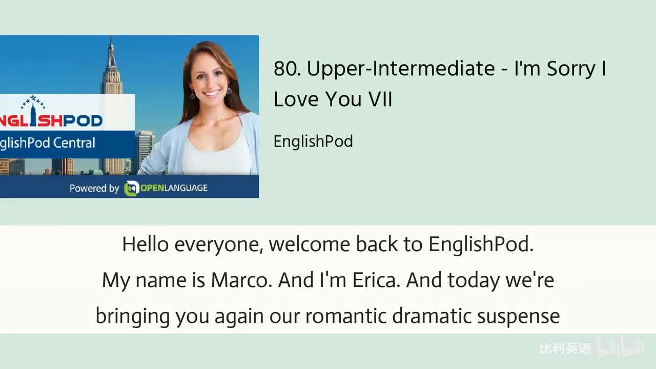 080. Upper-Intermediate - I'm Sorry I Love You VII