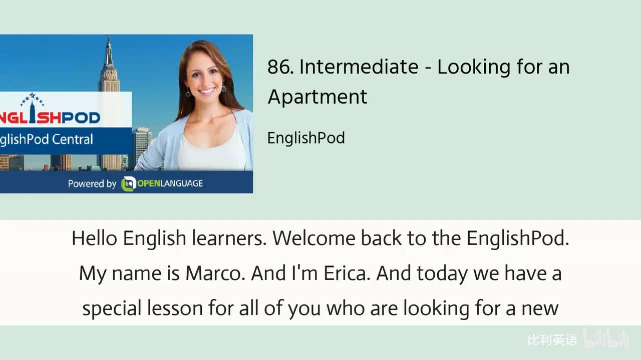 086. Intermediate - Looking for an Apartment