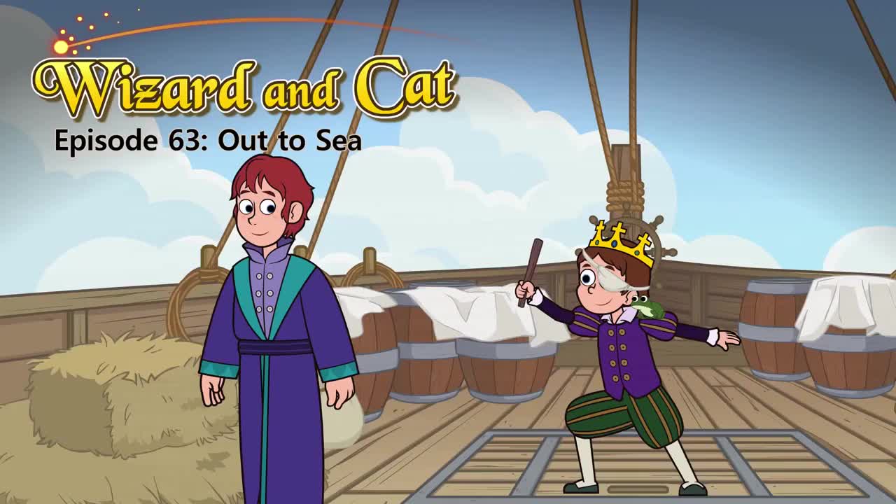 063_Wizard and Cat 63_Out to Sea