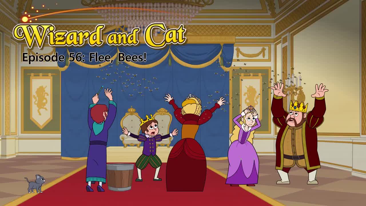 056_Wizard and Cat 56_Flee, Bees!