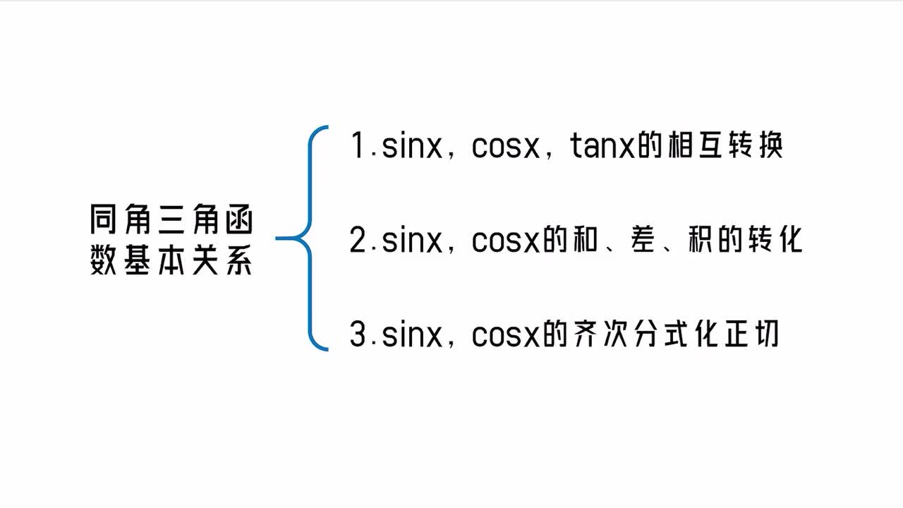第4章】模块1】2同角三角函数基本关系