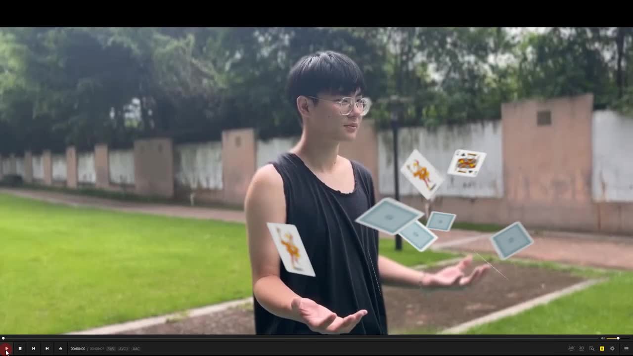 27.ae教程：纸牌扑克悬浮效果