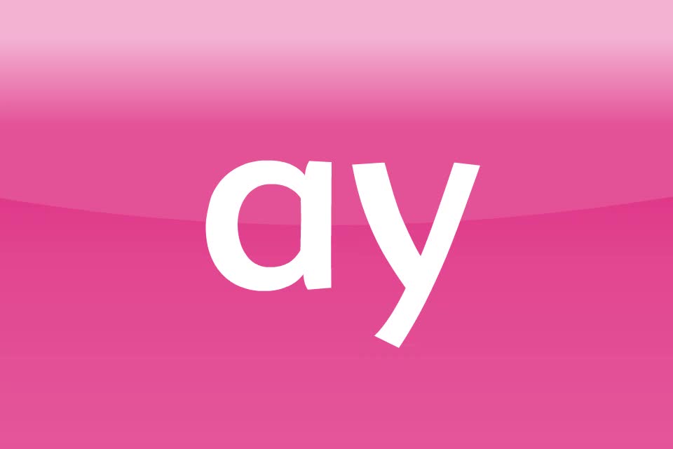 【字母发音37】ay