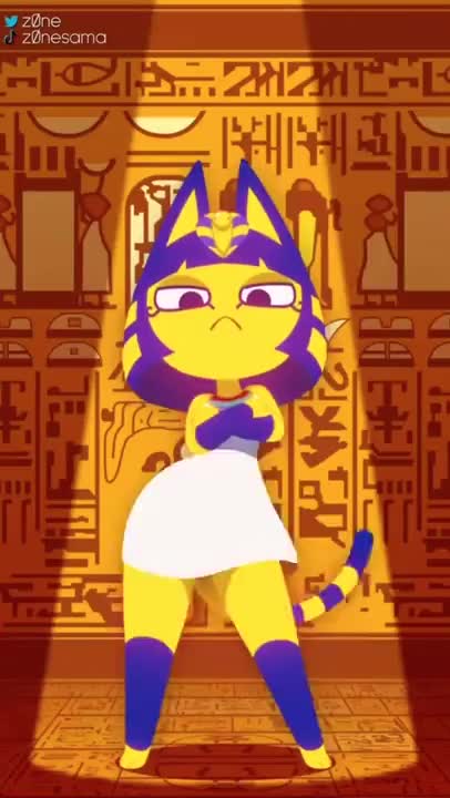 Ankha Zone but she is actually dancing (Remake & Extended by KOOKY)