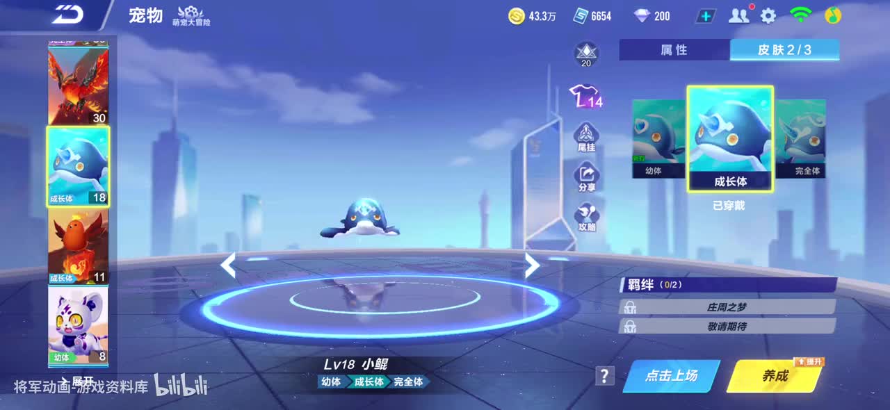 qq飞车手游 小坤 全宠物皮肤动作录制