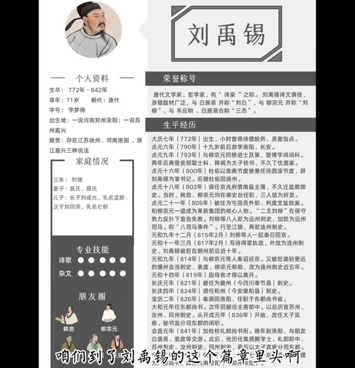 051【刘禹锡篇】八司马事件