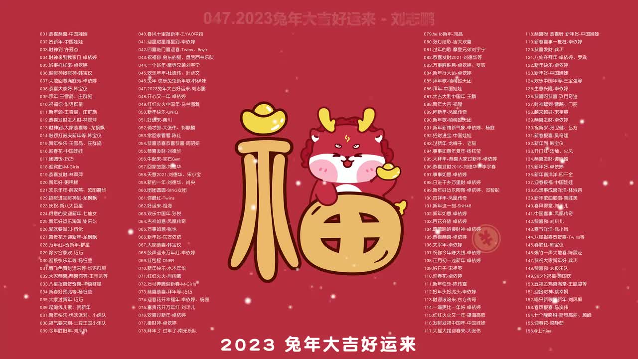 047.2023兔年大吉好运来 - 刘志鹏