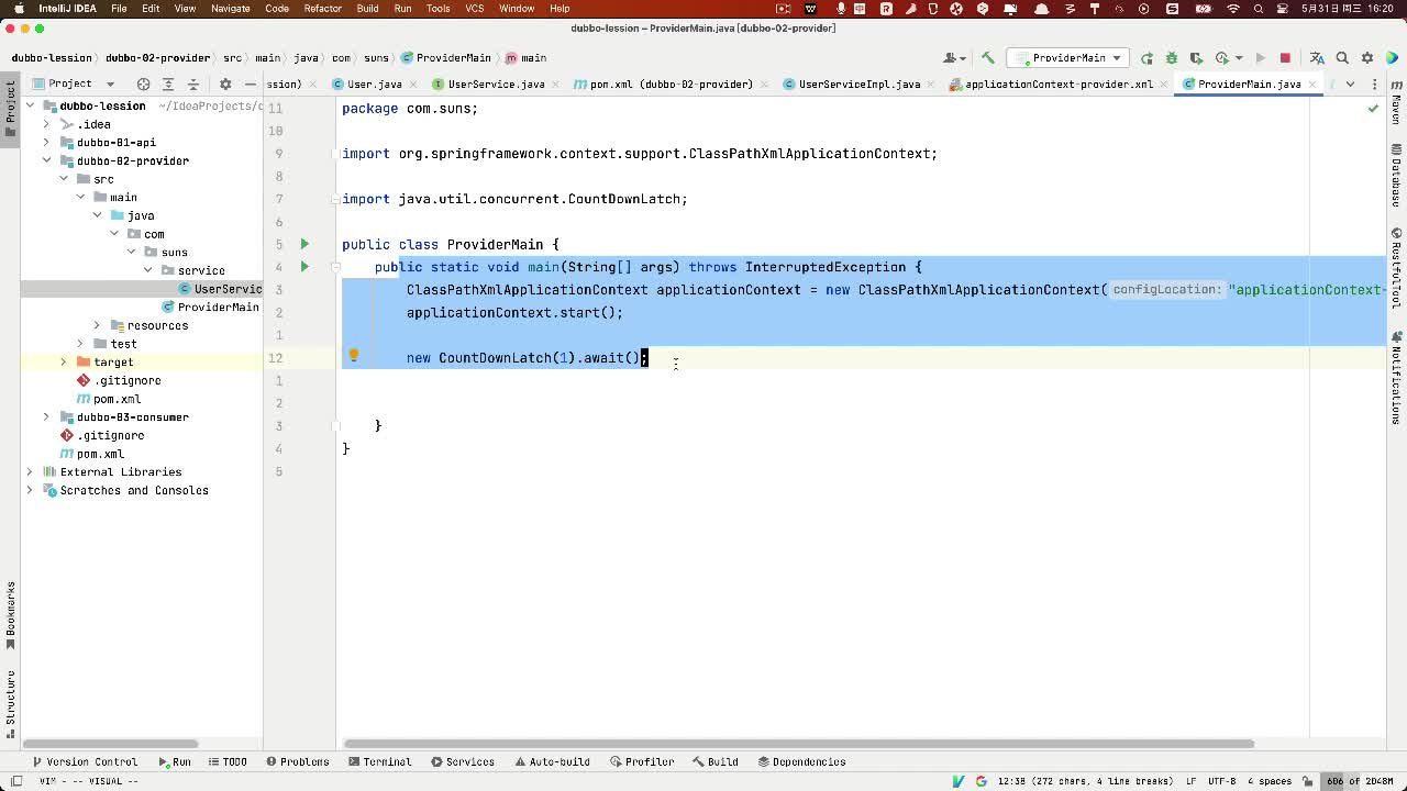 013-Dubbo直连访问Consumer开发