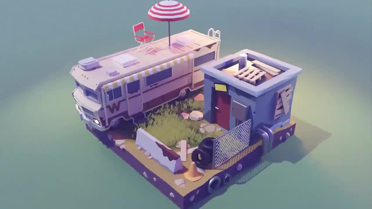 Low Poly Walking Dead in Blender - 3D Modeling Process ｜ Polygon Runway (ckIOC2w