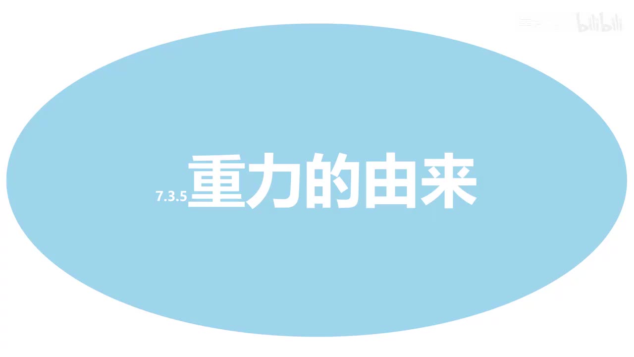 7.3.5重力的由来