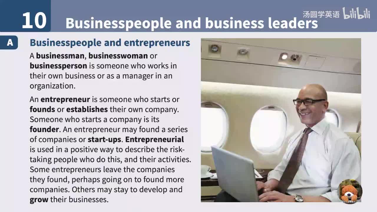 10. Businesspeople and business leaders