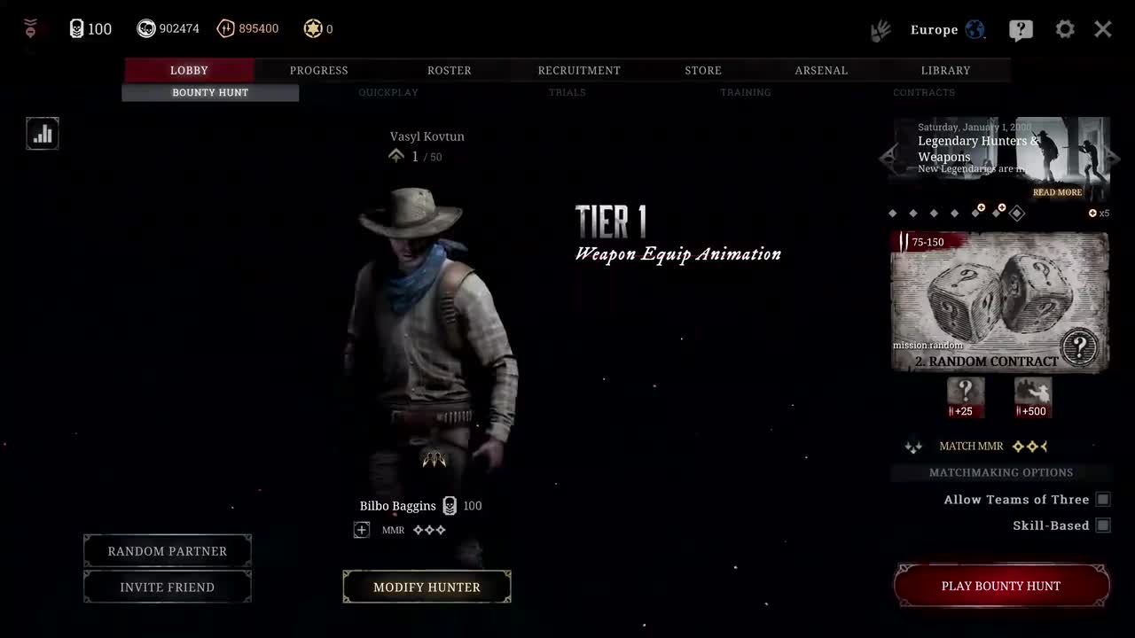 猎人主界面出场动画宣传