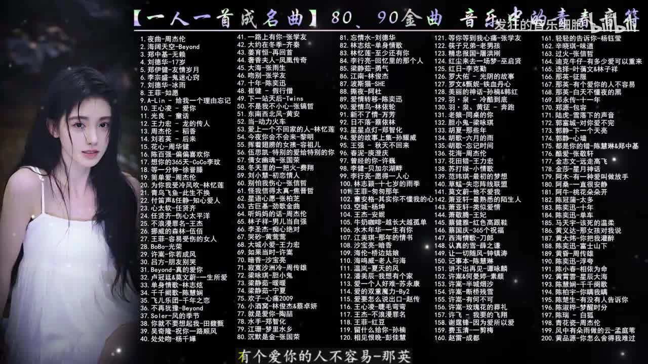 167. 那英-有个爱你的人不容易