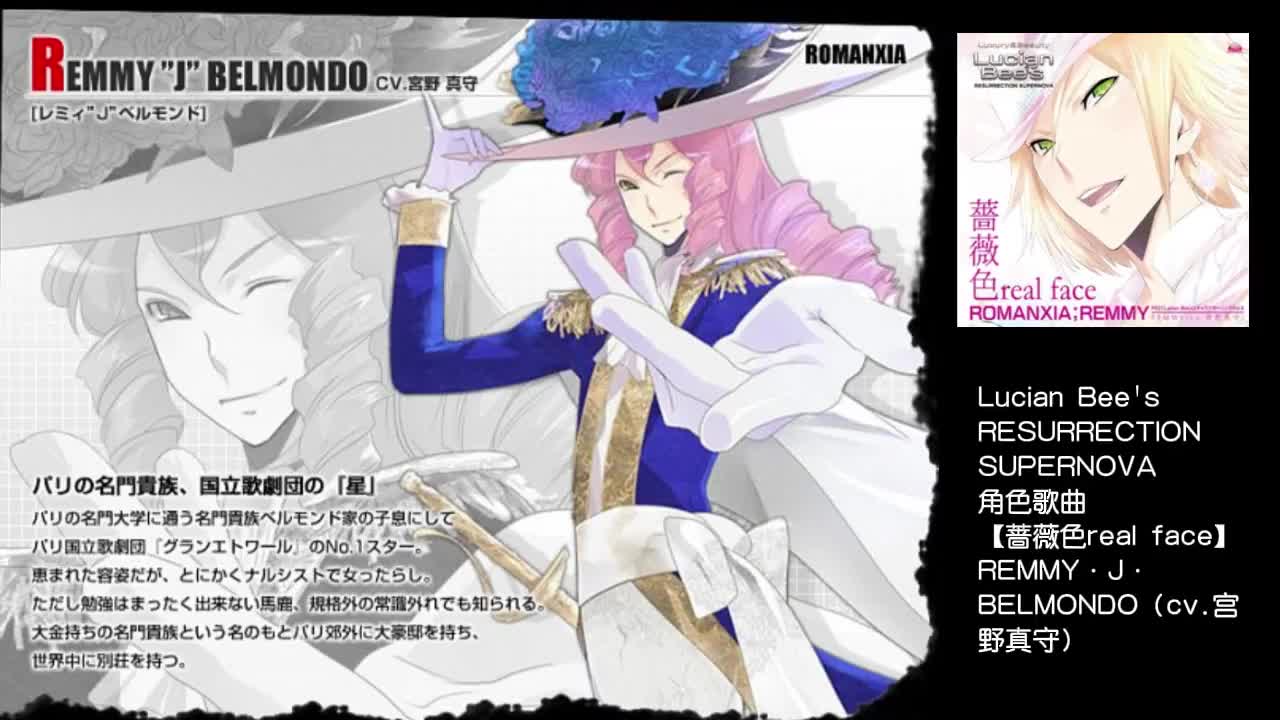 09-1126 REMMY·J·BELMONDO「蔷薇色real face」