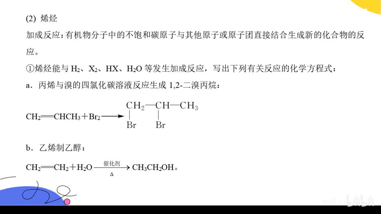 3.3烯烃性质介绍及陌生反应补充