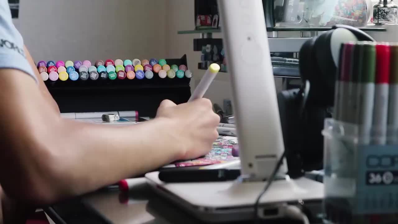 “第一次尝试数字艺术”Trying Digital Art for the First Time