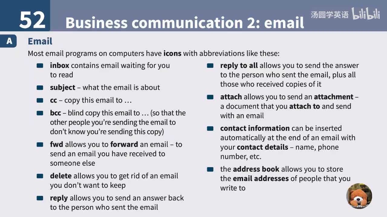 52. Business communication 2: ema