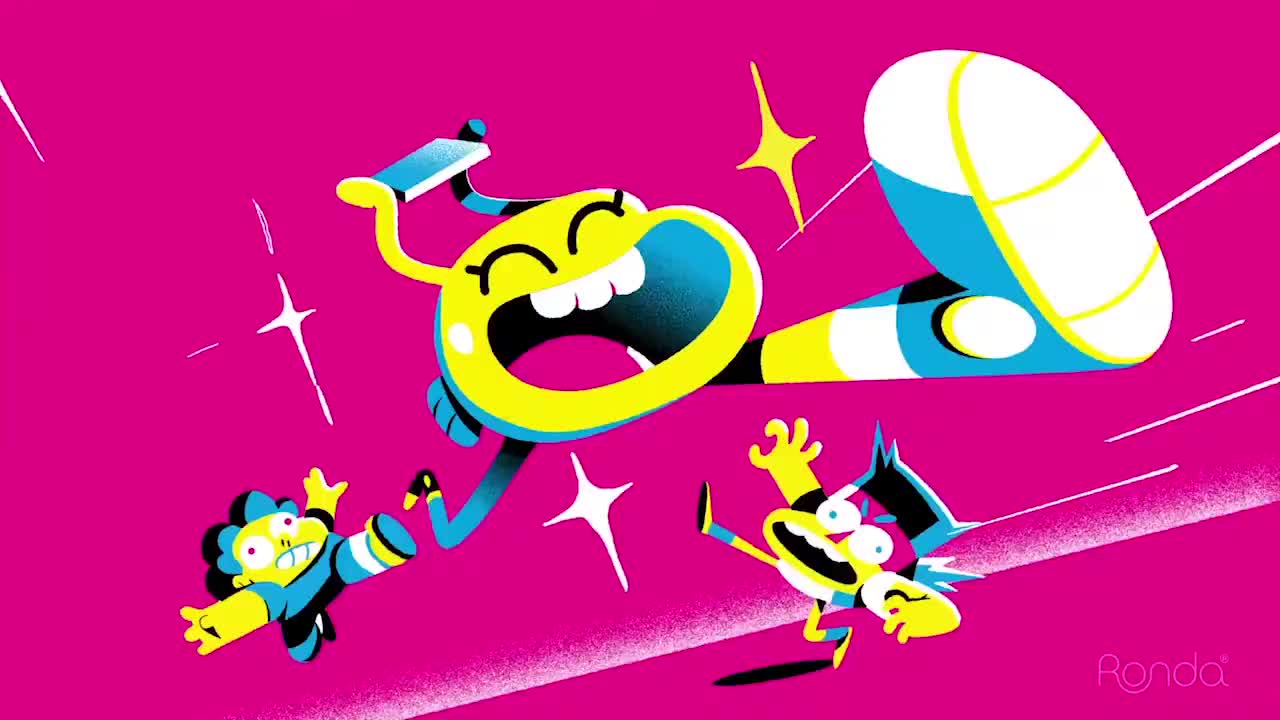 ANIMATION ANALYSIS： Cartoon Network Advertisement (Studio： RONDA and Not to Scal