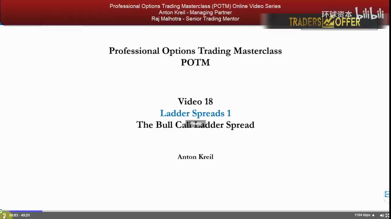 18. 阶梯利差 1 Ladder Spreads 1