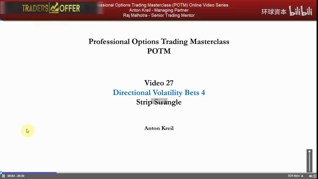 27. 买入条形宽跨式 Strip Strangle