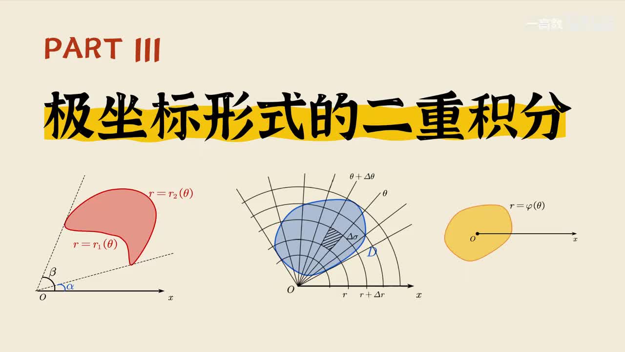 10-2 二重积分计算法-极坐标系