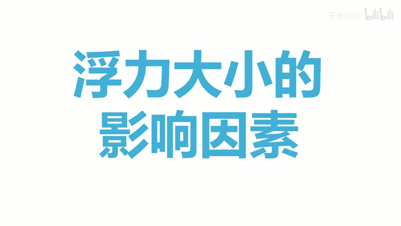 10.1.2决定浮力大小的因素-题