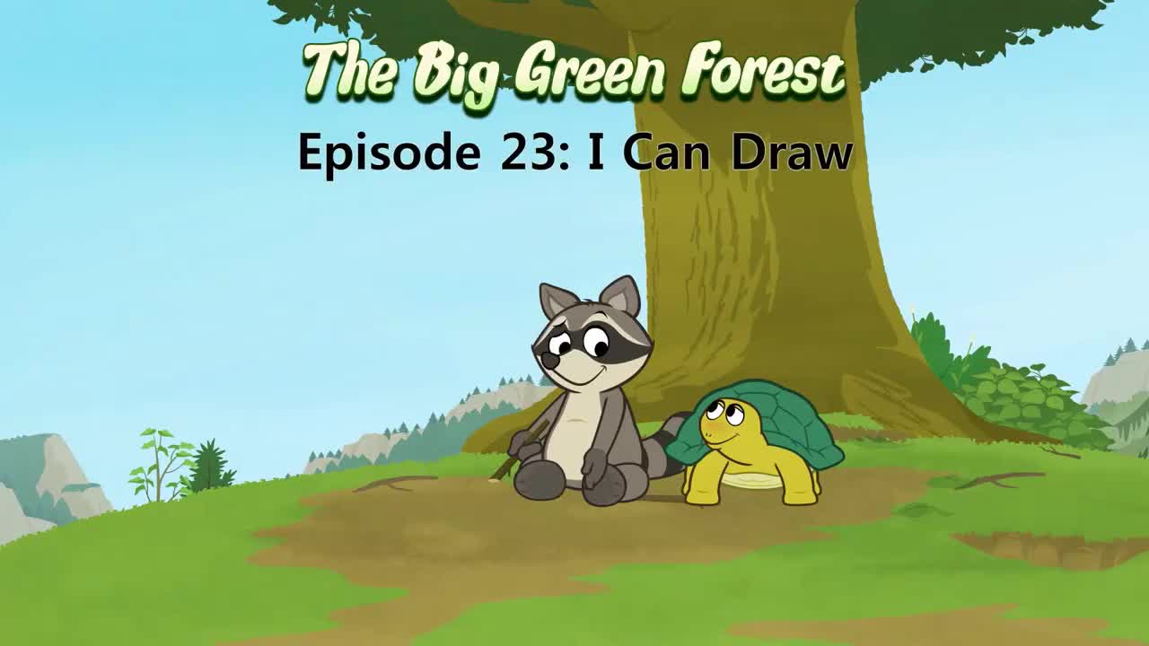023_The Big Green Forest 23_I Can Draw