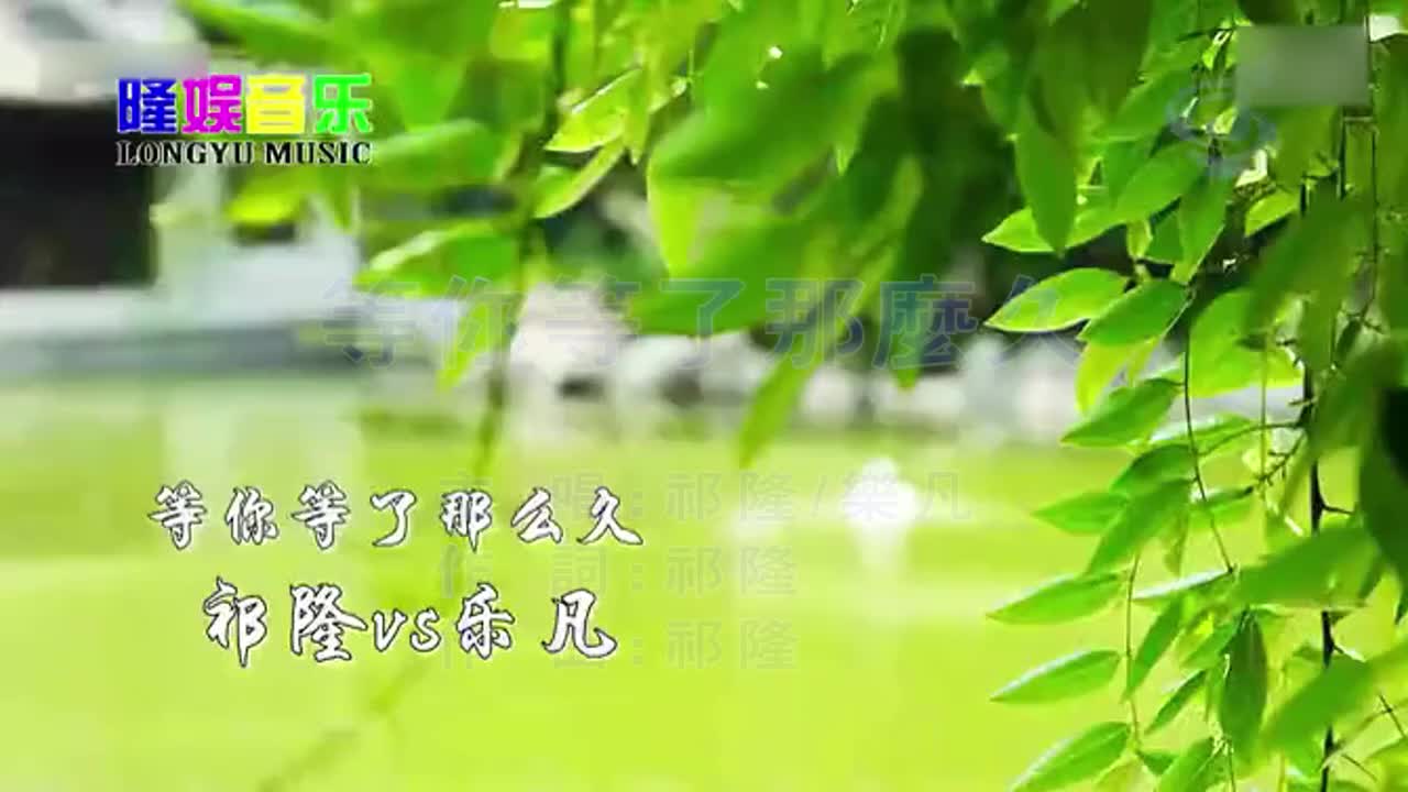 祁隆&乐凡-等你等了那么久[扬声HD]