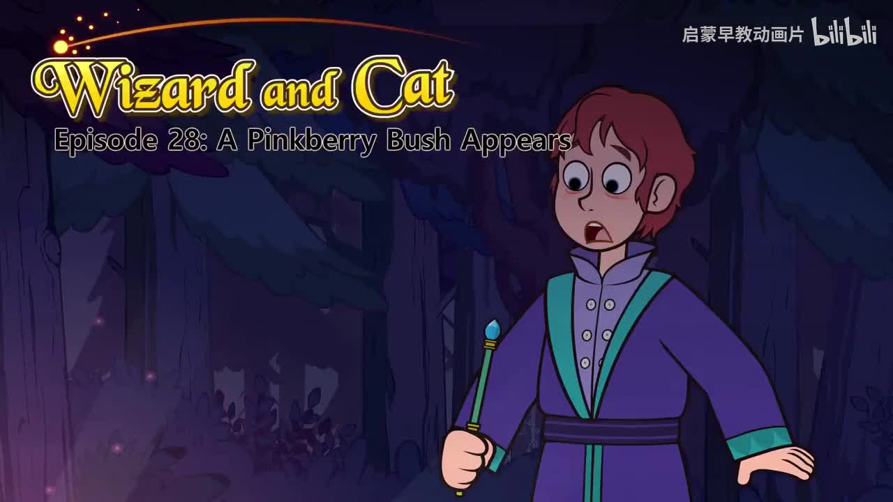 028_Wizard and Cat 28_A Pinkberry Bush Appears