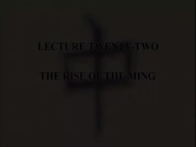 L22 - The Rise of the Ming