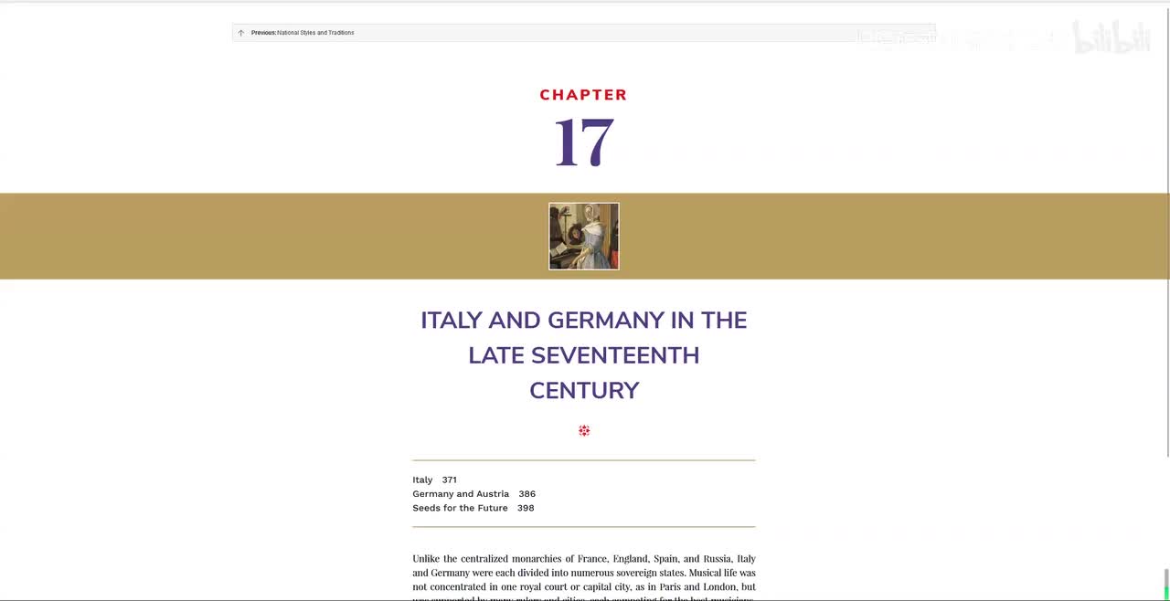 第17章：17世纪晚期的意大利和德国