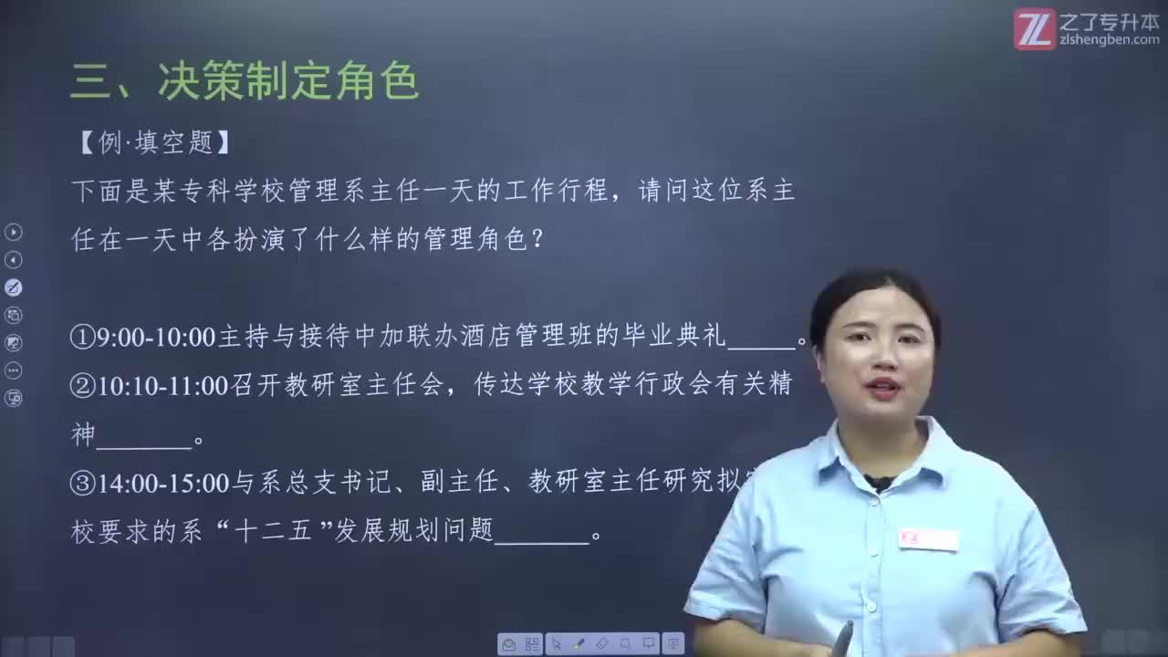 【第一章】第二节 管理者的角色与技能（2）