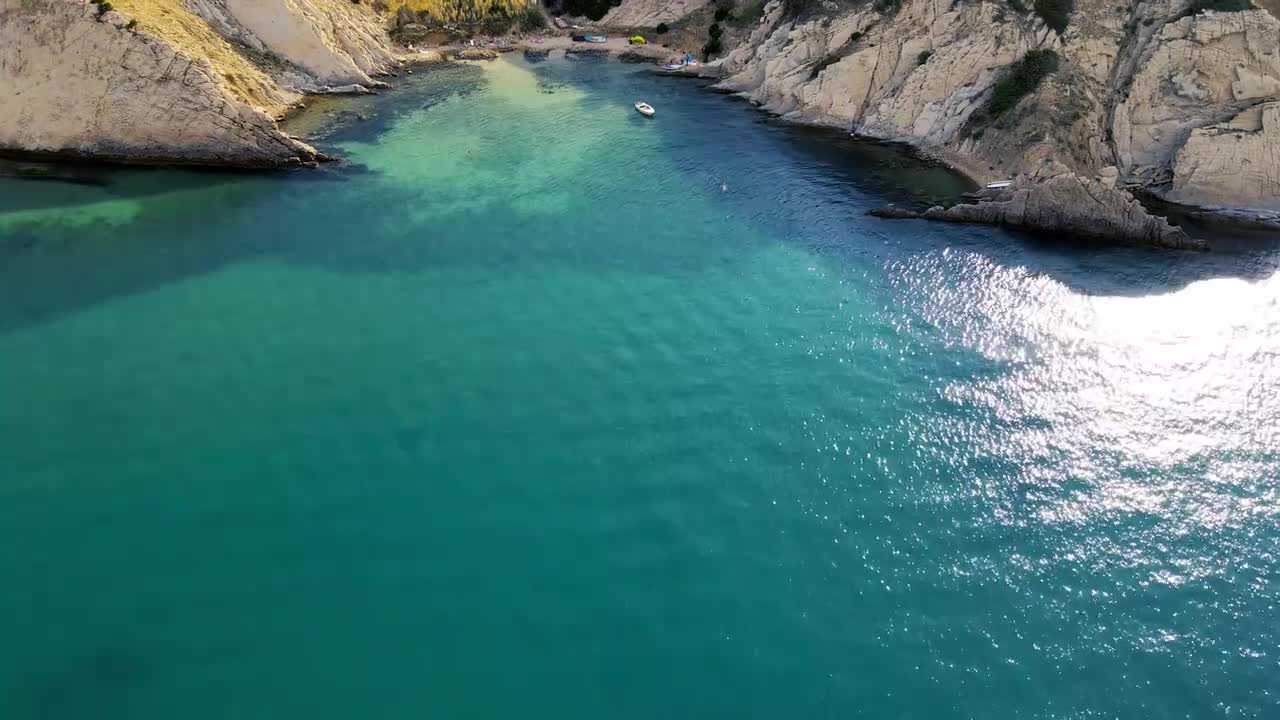 航拍美丽的海岛 海洋空镜 #3154