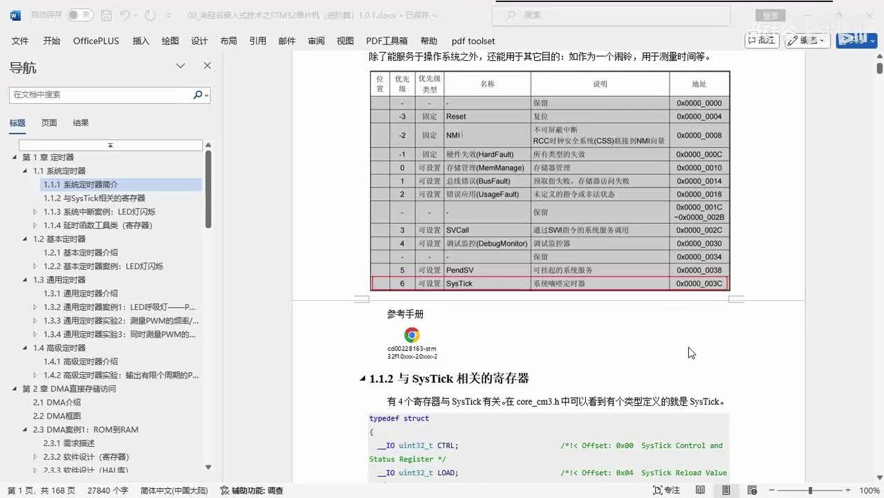 103_定时器_系统嘀嗒定时器_寄存器介绍